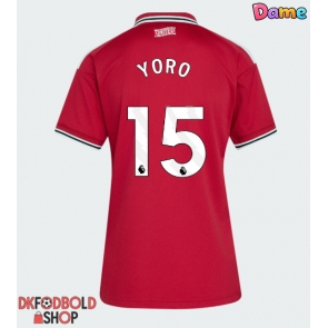 Manchester United Leny Yoro #15 Hjemmebanetrøje Dame 2026-27 Kort ærmer Manchester United Leny Yoro #15 Hjemmebanetrøje Dame 2026-27 Kort ærmer